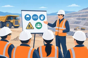 Capacitación seguridad minera que se aplica en faena